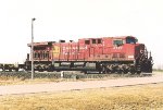 Westbound manifest waits to depart